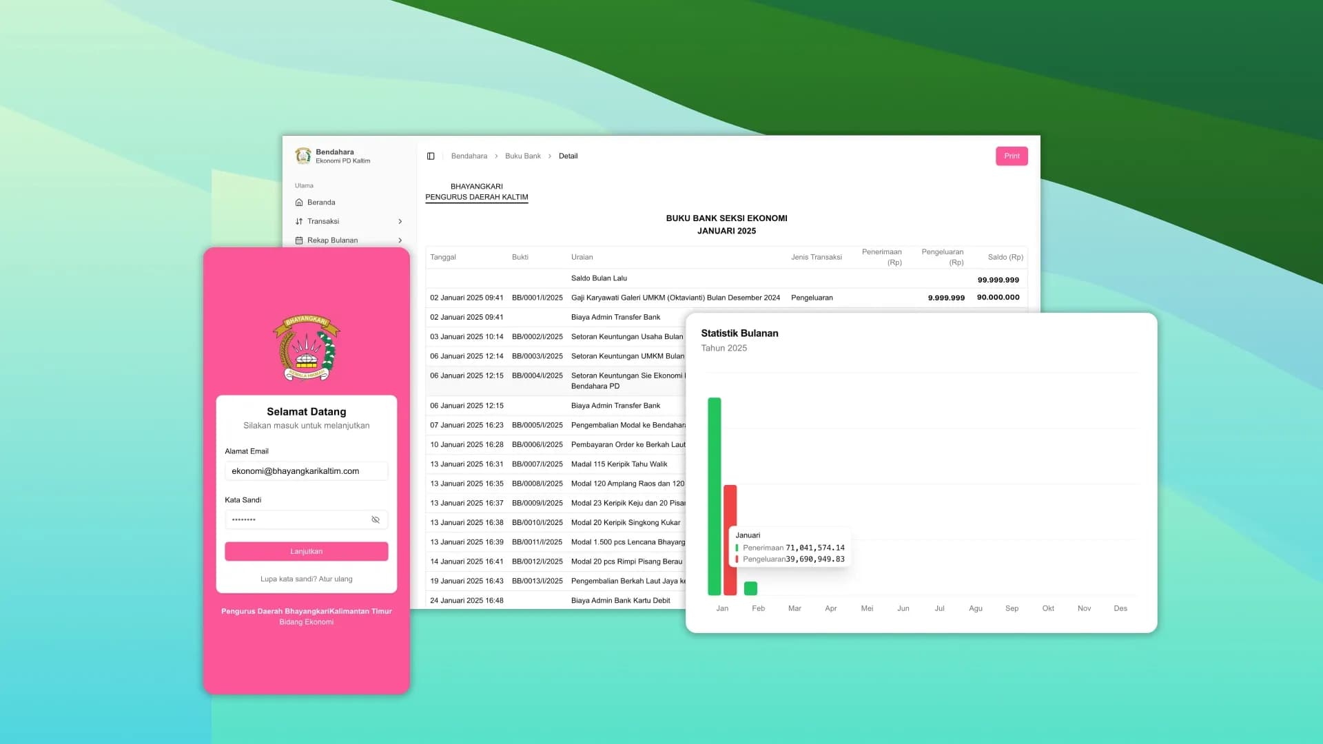 E-Finance Bhayangkari PD Kaltim